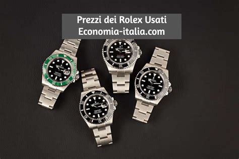 volta rolex usati